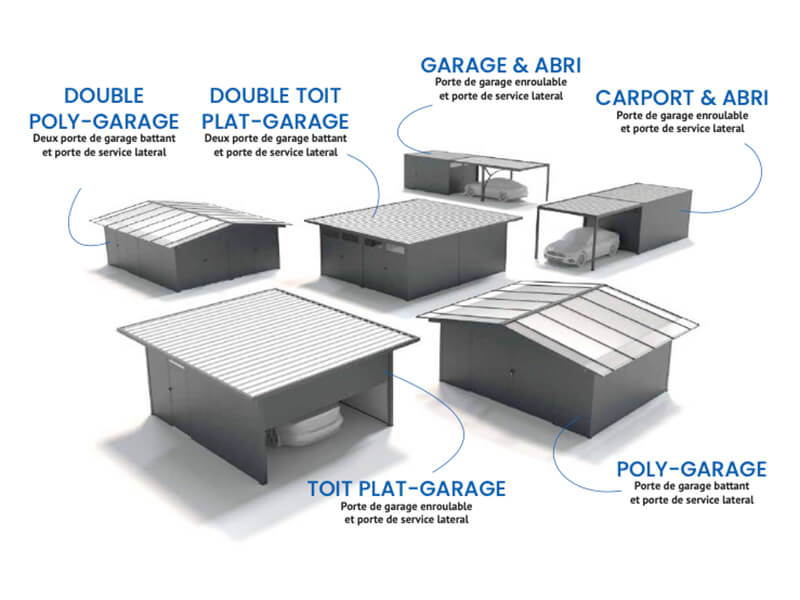 différentes solutions modulaires et habitables pour les abris extérieurs sur Evreux