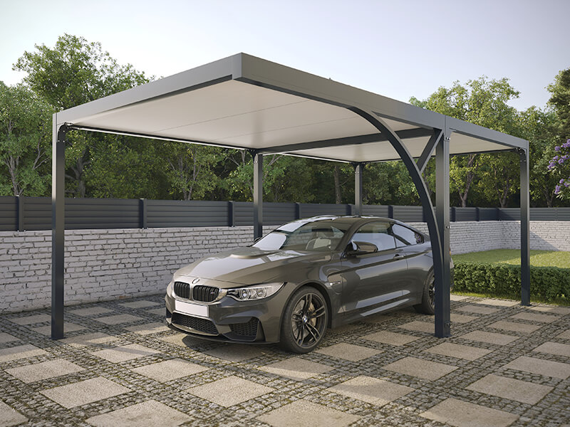 installation d'un abris pour voiture sur Evreux