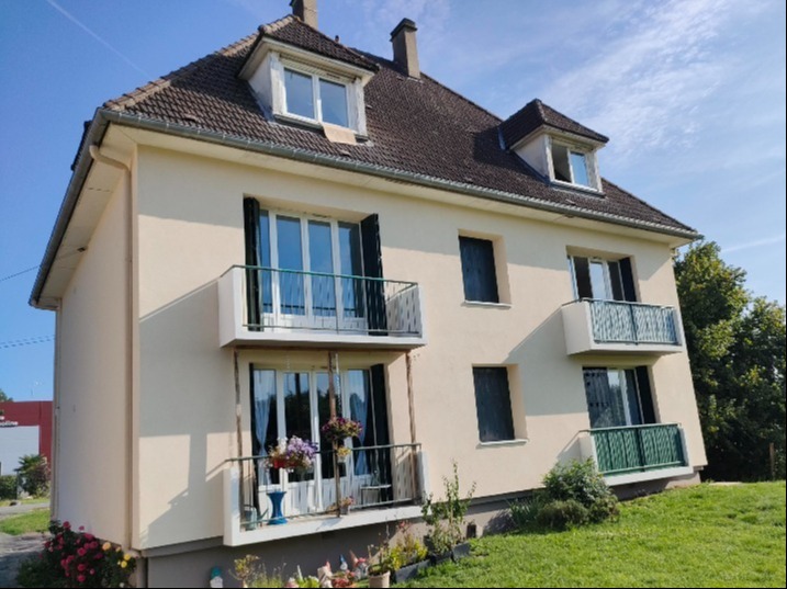 Façade arrière avec ITE sous enduit à Gisors dans l'Eure (27)