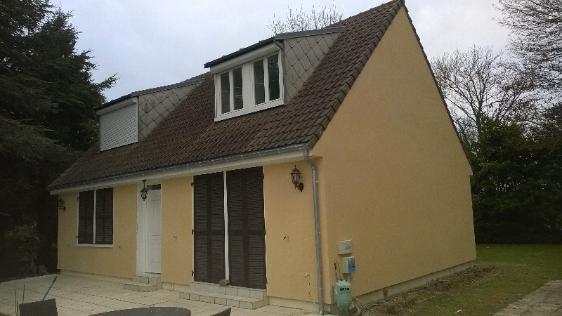 Chantier Ravalement, menuiseries, à Blaru (78 Les Yvelines)